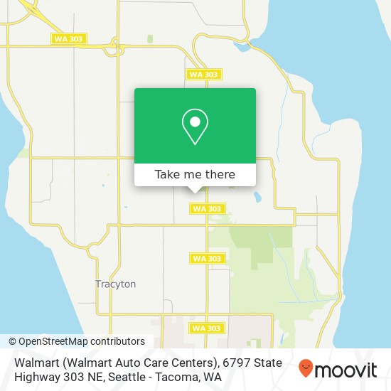 Walmart (Walmart Auto Care Centers), 6797 State Highway 303 NE map