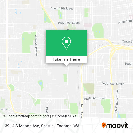 3914 S Mason Ave map