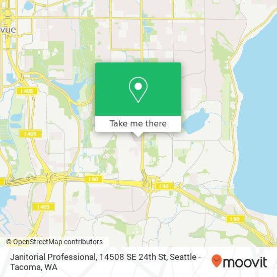 Janitorial Professional, 14508 SE 24th St map