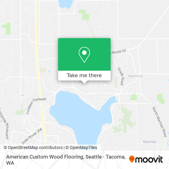 American Custom Wood Flooring map