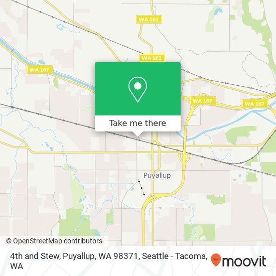 Mapa de 4th and Stew, Puyallup, WA 98371