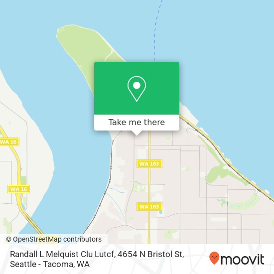 Mapa de Randall L Melquist Clu Lutcf, 4654 N Bristol St