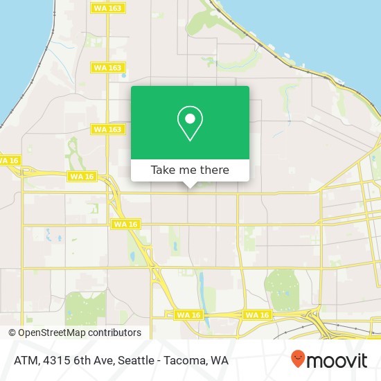 Mapa de ATM, 4315 6th Ave