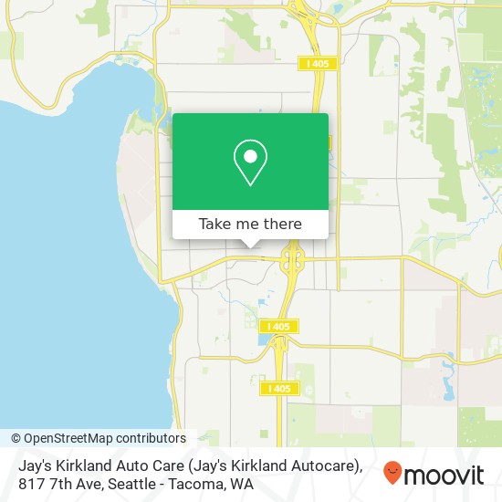 Mapa de Jay's Kirkland Auto Care (Jay's Kirkland Autocare), 817 7th Ave