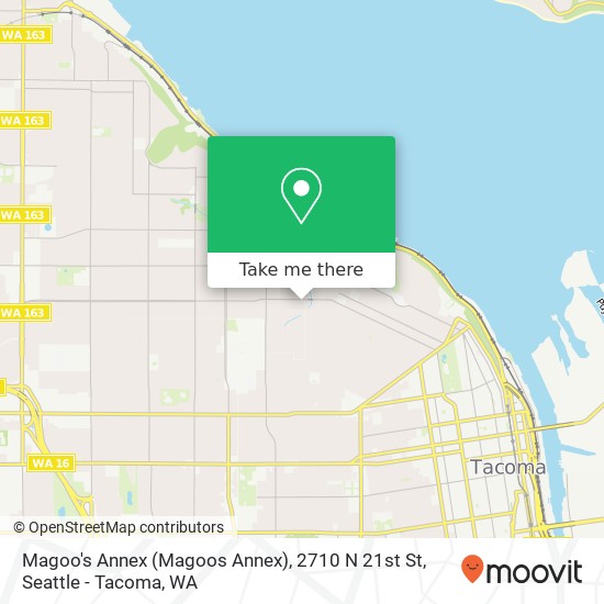 Mapa de Magoo's Annex (Magoos Annex), 2710 N 21st St