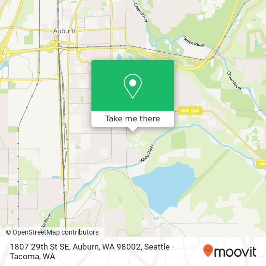 Mapa de 1807 29th St SE, Auburn, WA 98002