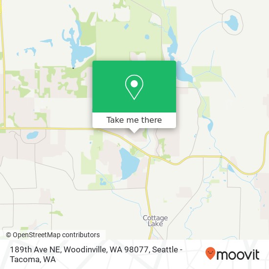 Mapa de 189th Ave NE, Woodinville, WA 98077