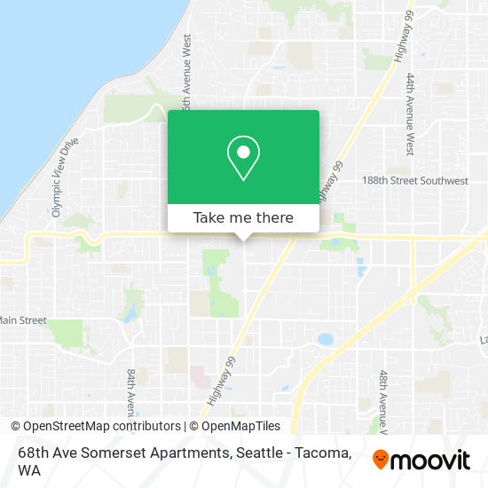 68th Ave Somerset Apartments map