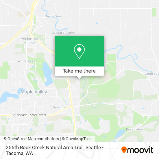 Mapa de 256th Rock Creek Natural Area Trail