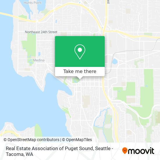 Real Estate Association of Puget Sound map