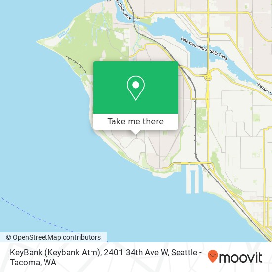 Mapa de KeyBank (Keybank Atm), 2401 34th Ave W