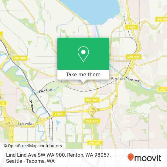 Lind Lind Ave SW WA-900, Renton, WA 98057 map