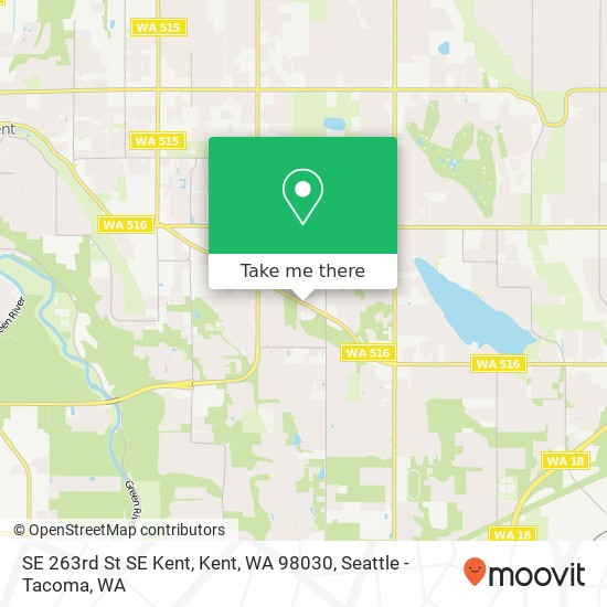 SE 263rd St SE Kent, Kent, WA 98030 map