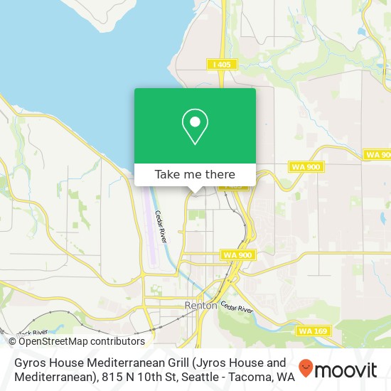 Gyros House Mediterranean Grill (Jyros House and Mediterranean), 815 N 10th St map