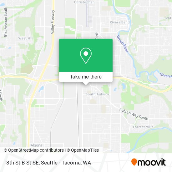 8th St B St SE map