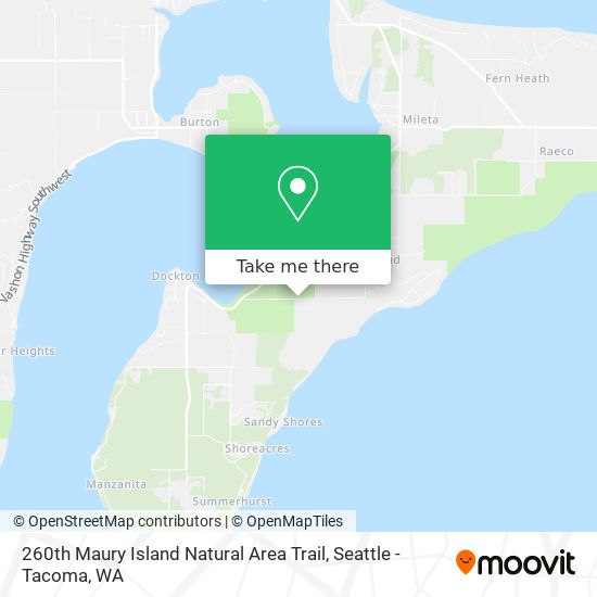 Mapa de 260th Maury Island Natural Area Trail