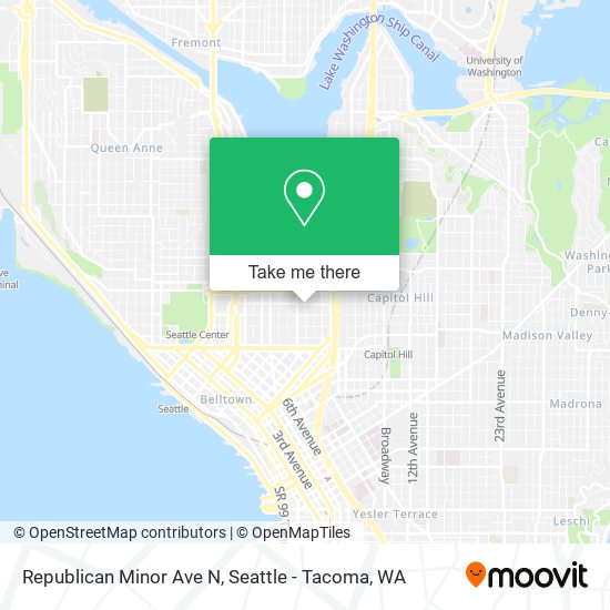 Mapa de Republican Minor Ave N