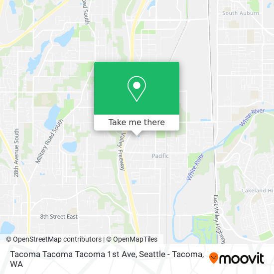 Tacoma Tacoma Tacoma 1st Ave map