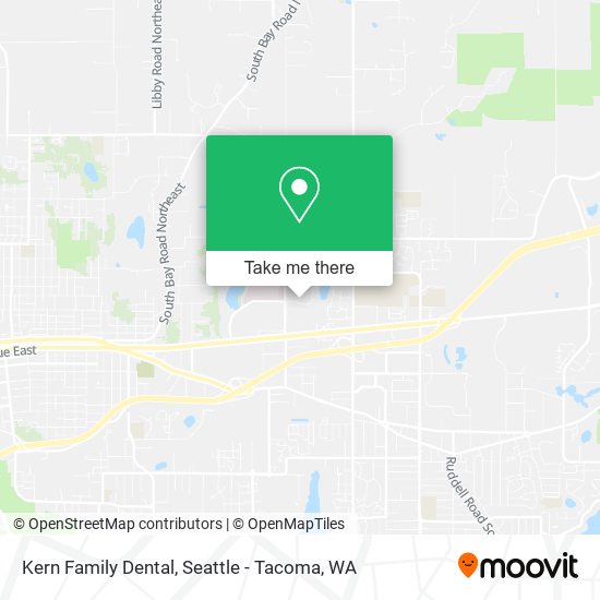 Kern Family Dental map