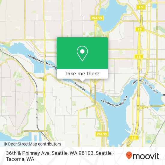 36th & Phinney Ave, Seattle, WA 98103 map