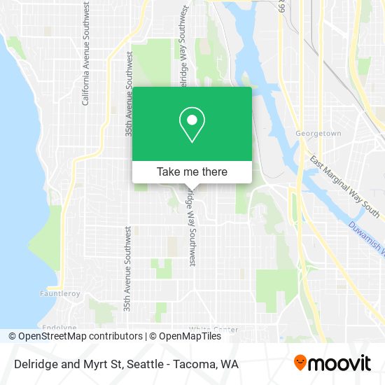Mapa de Delridge and Myrt St