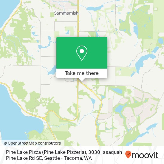 Pine Lake Pizza (Pine Lake Pizzeria), 3030 Issaquah Pine Lake Rd SE map