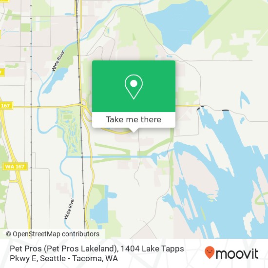 Pet Pros (Pet Pros Lakeland), 1404 Lake Tapps Pkwy E map