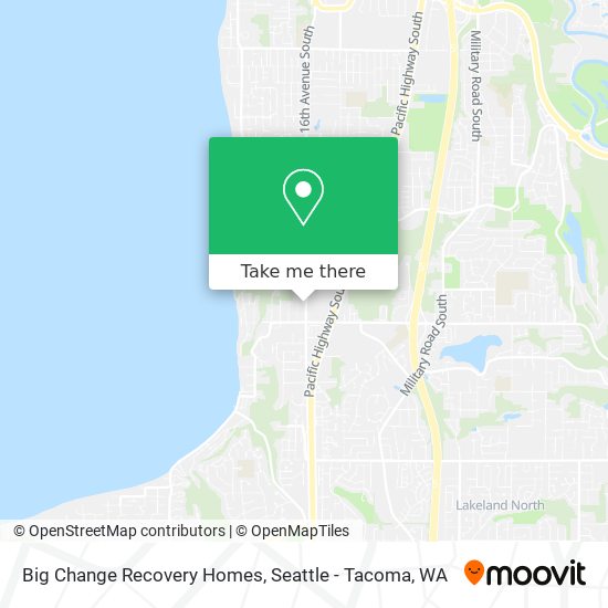 Mapa de Big Change Recovery Homes