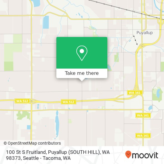 100 St S Fruitland, Puyallup (SOUTH HILL), WA 98373 map