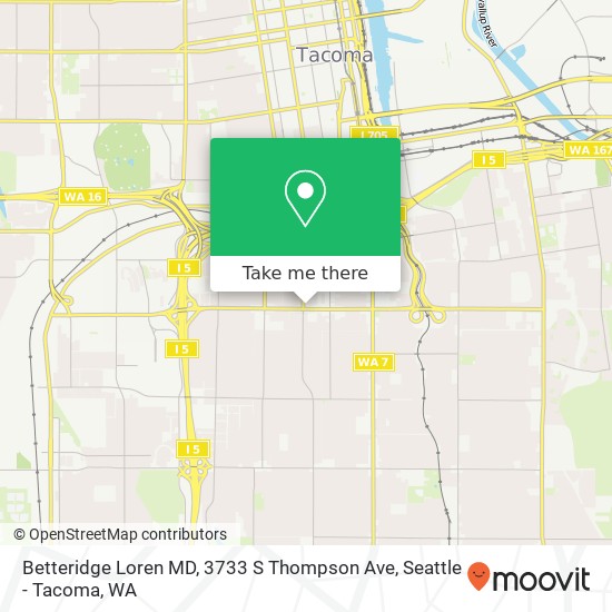 Betteridge Loren MD, 3733 S Thompson Ave map