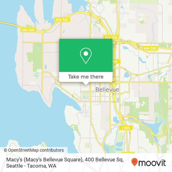 Macy's (Macy's Bellevue Square), 400 Bellevue Sq map
