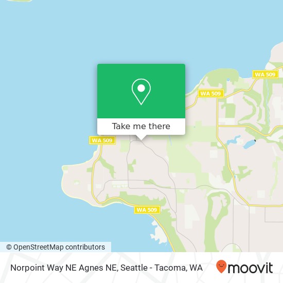 Norpoint Way NE Agnes NE, Tacoma, WA 98422 map