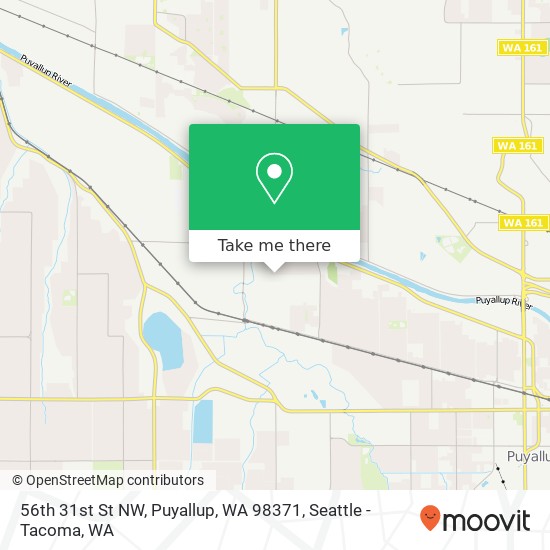 Mapa de 56th 31st St NW, Puyallup, WA 98371