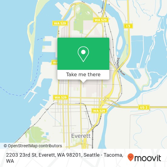 2203 23rd St, Everett, WA 98201 map