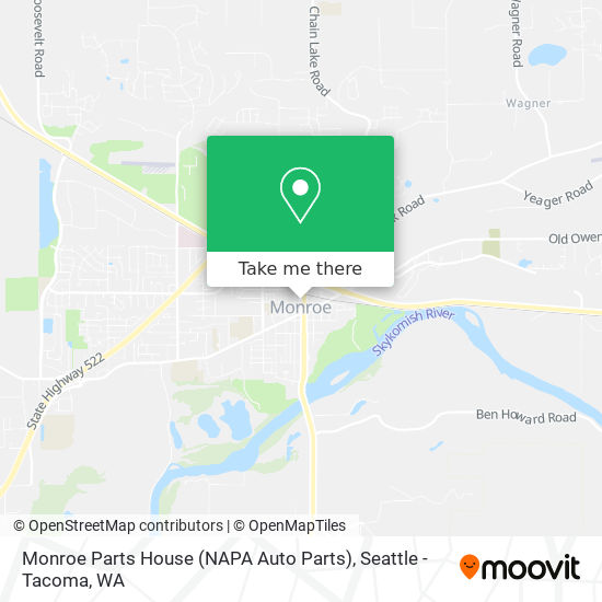 Monroe Parts House (NAPA Auto Parts) map