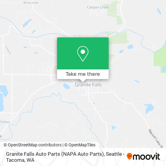 Granite Falls Auto Parts (NAPA Auto Parts) map