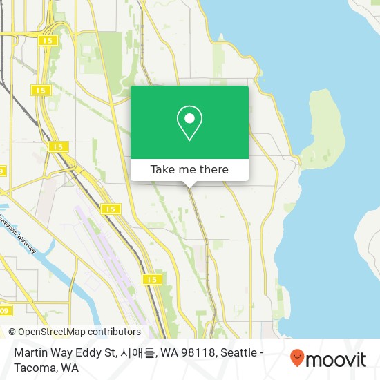 Martin Way Eddy St, 시애틀, WA 98118 map
