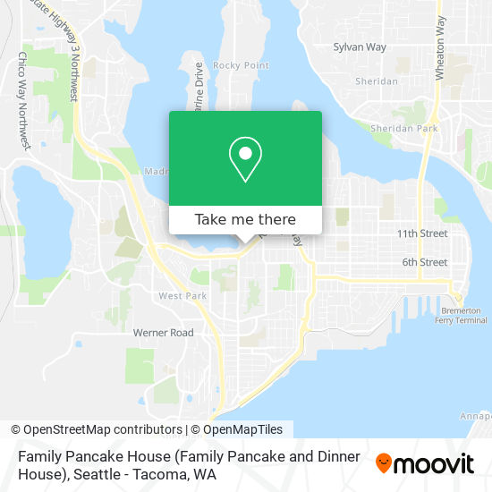 Family Pancake House (Family Pancake and Dinner House) map