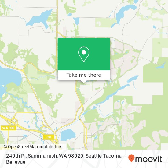 Mapa de 240th Pl, Sammamish, WA 98029