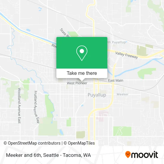 Mapa de Meeker and 6th