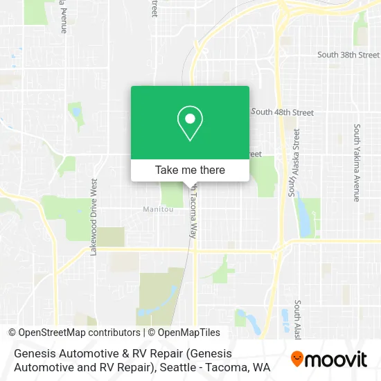 Mapa de Genesis Automotive & RV Repair