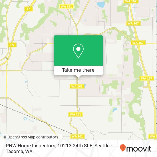 Mapa de PNW Home Inspectors, 10213 24th St E