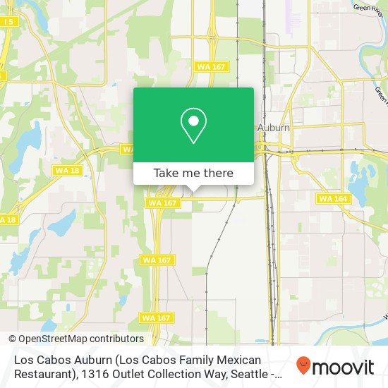 Los Cabos Auburn (Los Cabos Family Mexican Restaurant), 1316 Outlet Collection Way map