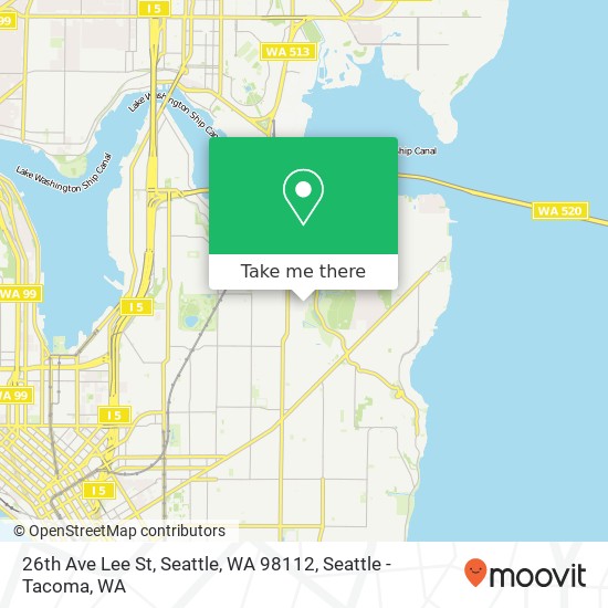 26th Ave Lee St, Seattle, WA 98112 map