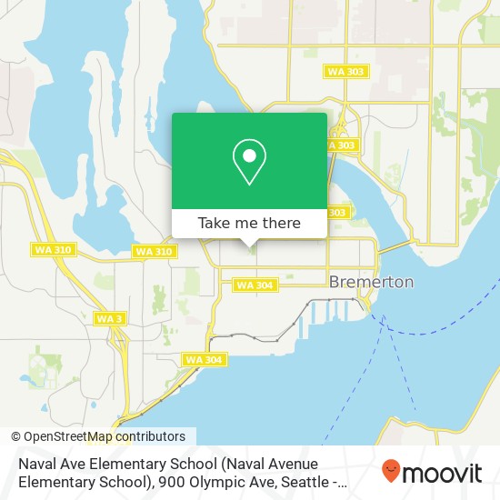 Naval Ave Elementary School (Naval Avenue Elementary School), 900 Olympic Ave map