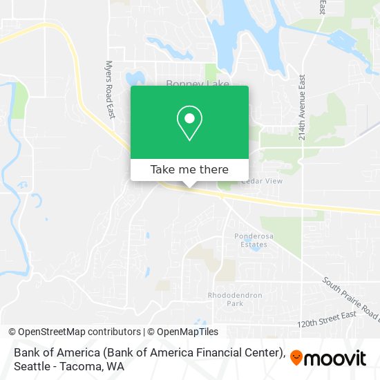 Mapa de Bank of America (Bank of America Financial Center)