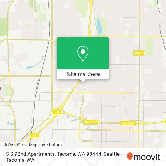 S S 92nd Apartments, Tacoma, WA 98444 map