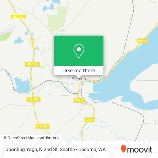 Mapa de Joonbug Yoga, N 2nd St