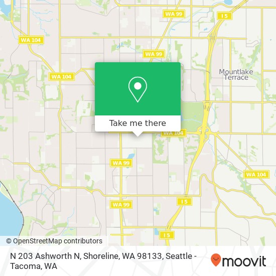 N 203 Ashworth N, Shoreline, WA 98133 map