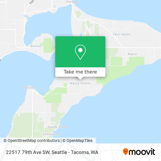 Mapa de 22517 79th Ave SW